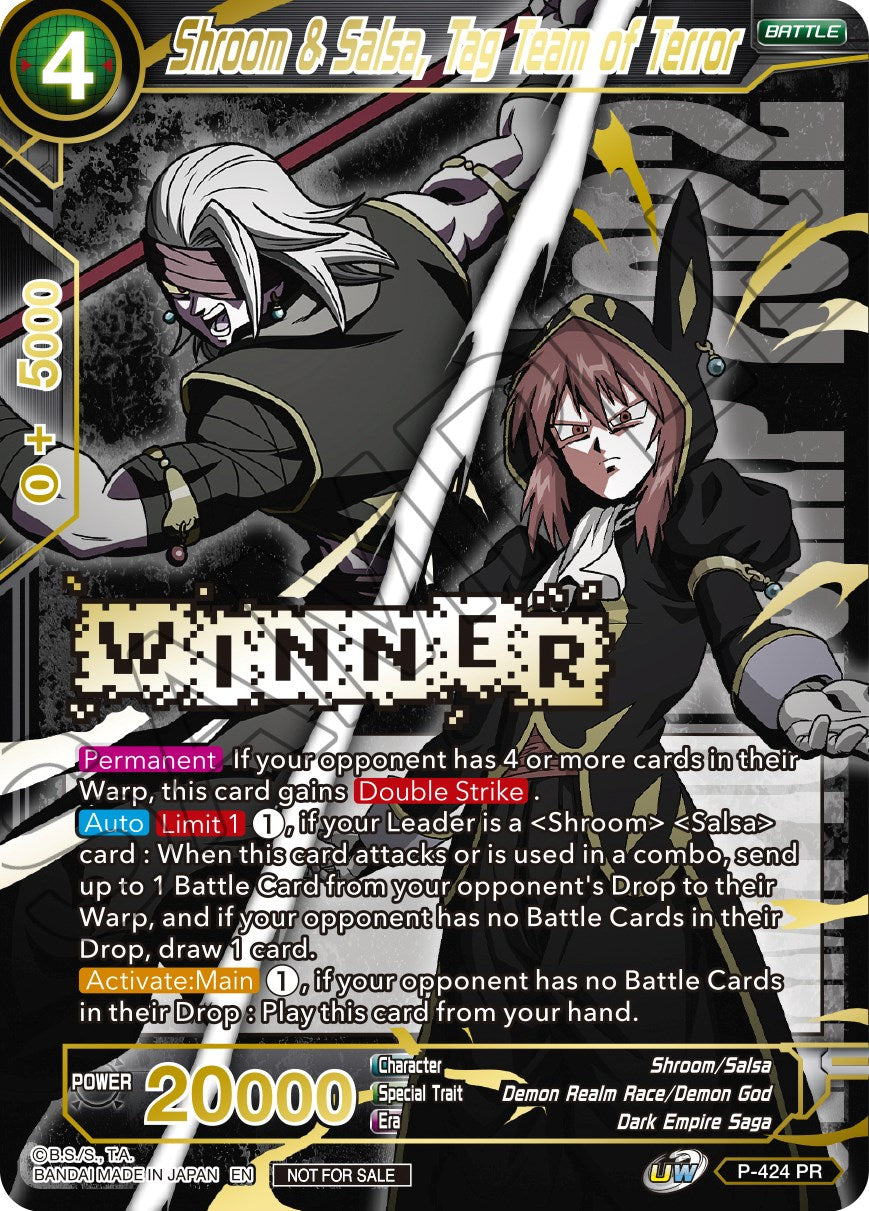 Shroom & Salsa, Tag Team of Terror (Championship Pack 2022 Vol.2) (Winner Gold Stamped) (P-424) [Promotion Cards] | Arkham Games and Comics