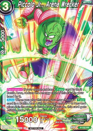 Piccolo Jr., Arena Wrecker (Power Booster: World Martial Arts Tournament) (P-152) [Promotion Cards] | Arkham Games and Comics