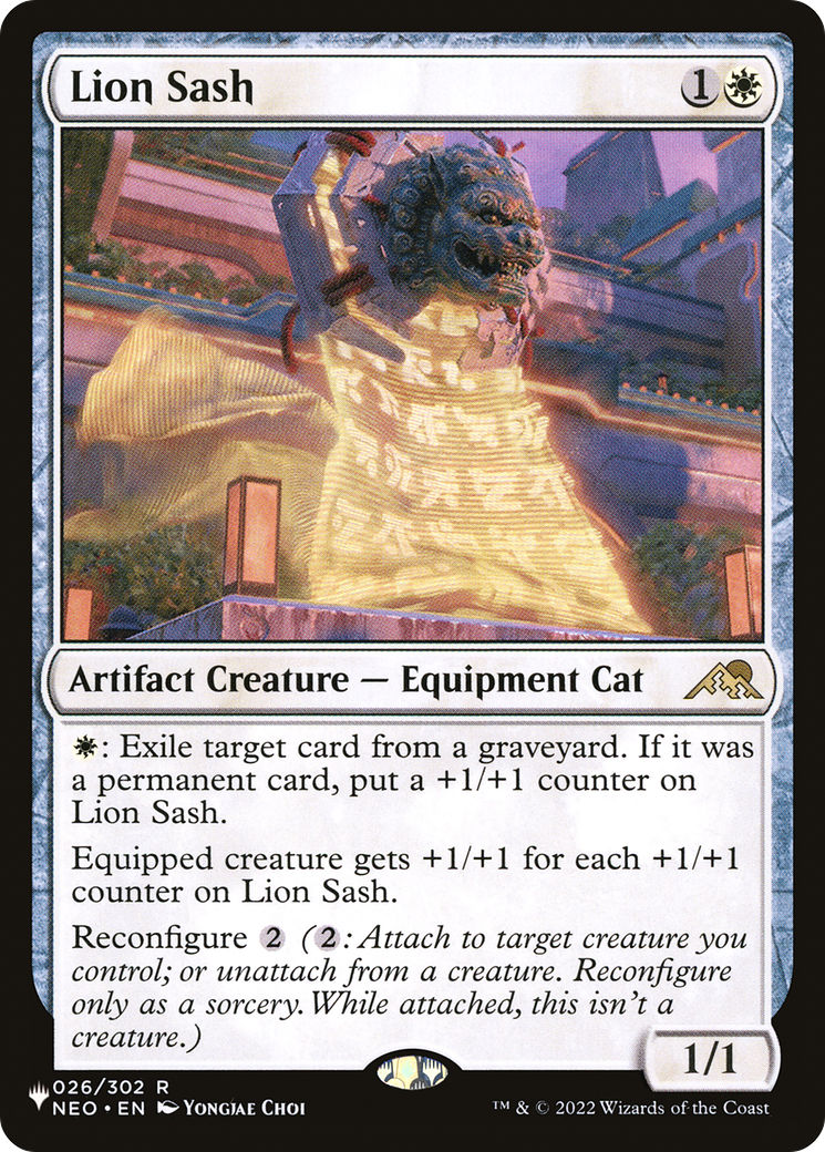 Lion Sash [The List] | Arkham Games and Comics