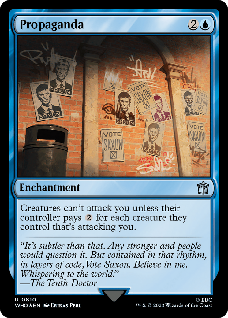Propaganda (Surge Foil) [Doctor Who] | Arkham Games and Comics