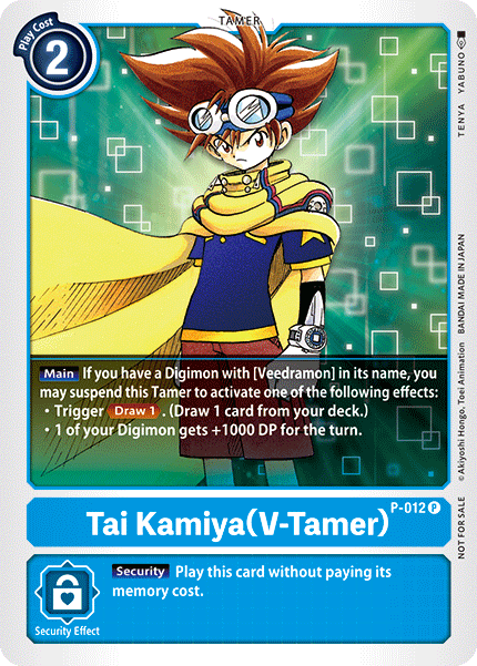 Tai Kamiya (V-Tamer) [P-012] [Promotional Cards] | Arkham Games and Comics