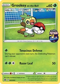 Grookey on the Ball (003/005) [Miscellaneous Cards] | Arkham Games and Comics