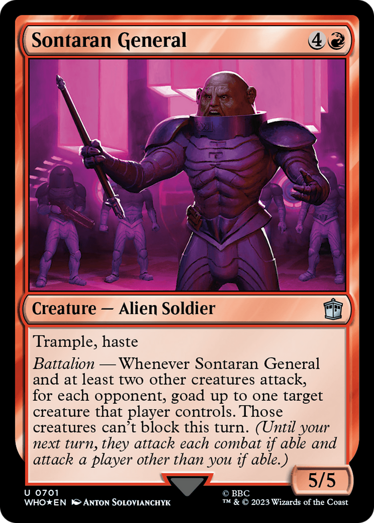 Sontaran General (Surge Foil) [Doctor Who] | Arkham Games and Comics