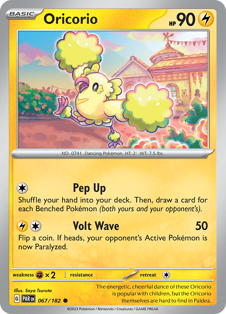 Oricorio (067/182) [Scarlet & Violet: Paradox Rift] | Arkham Games and Comics