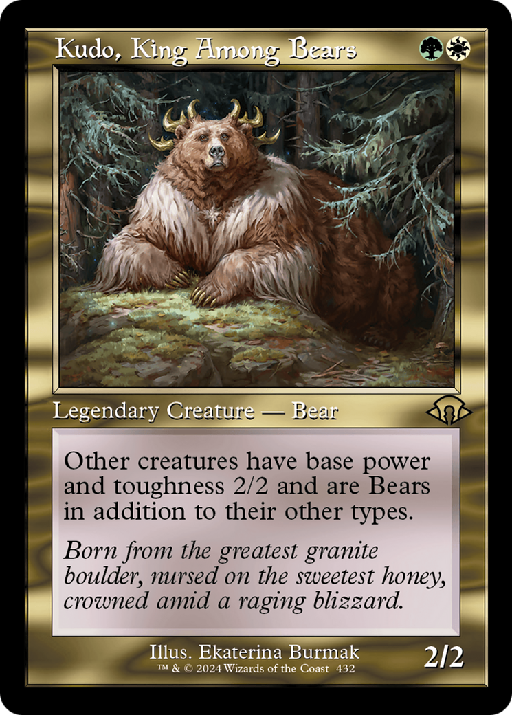 Kudo, King Among Bears (Retro) [Modern Horizons 3] | Arkham Games and Comics