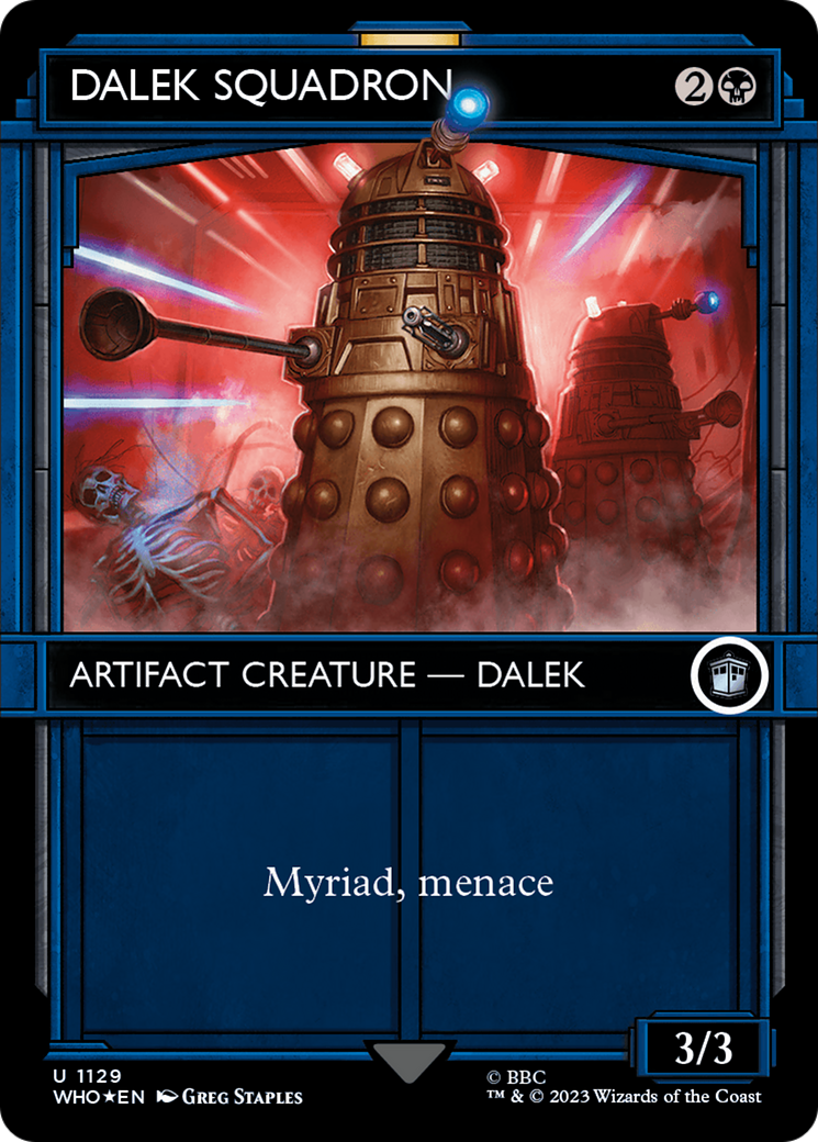 Dalek Squadron (Showcase) (Surge Foil) [Doctor Who] | Arkham Games and Comics