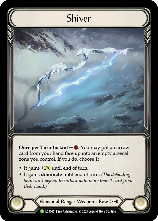 Shiver [LGS067] (Promo)  Cold Foil | Arkham Games and Comics