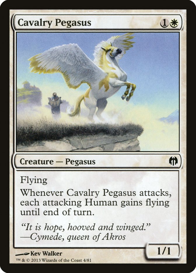 Cavalry Pegasus [Duel Decks: Heroes vs. Monsters] | Arkham Games and Comics