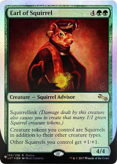Earl of Squirrel (Unfinity Foil Edition) [The List] | Arkham Games and Comics