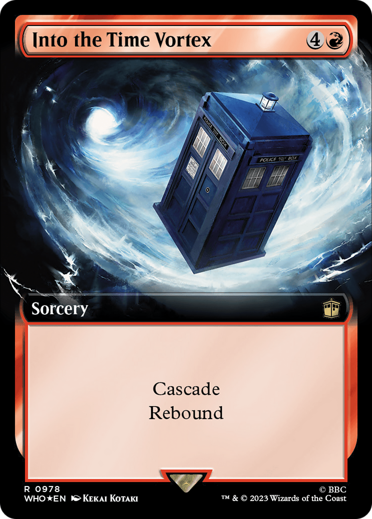 Into the Time Vortex (Extended Art) (Surge Foil) [Doctor Who] | Arkham Games and Comics