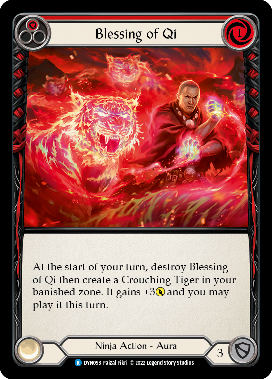 Blessing of Qi (Red) [DYN053] (Dynasty) | Arkham Games and Comics