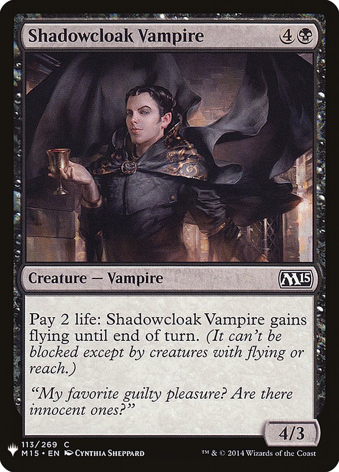 Shadowcloak Vampire [Mystery Booster] | Arkham Games and Comics