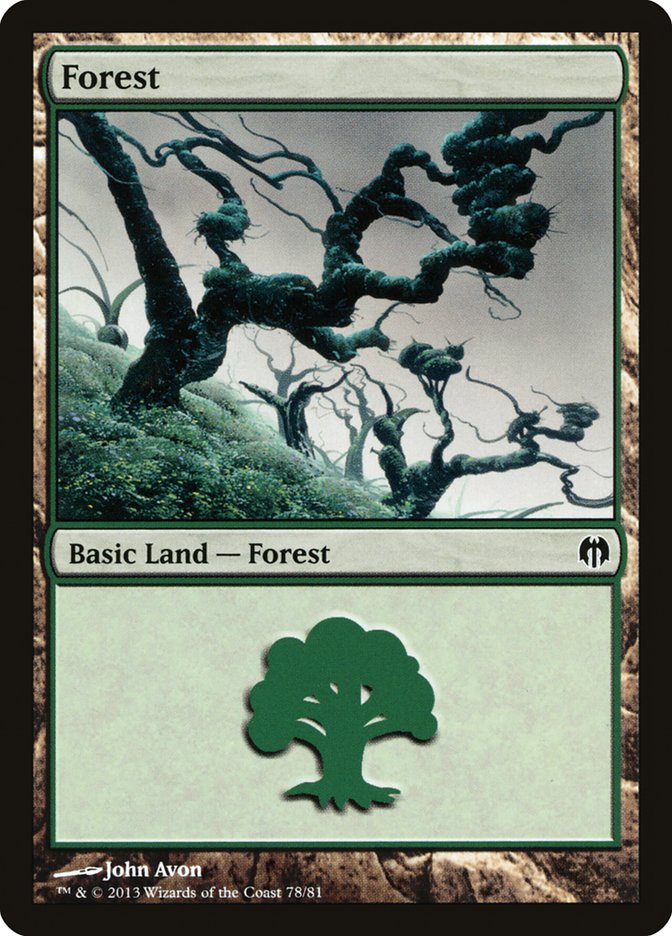 Forest (78) [Duel Decks: Heroes vs. Monsters] | Arkham Games and Comics