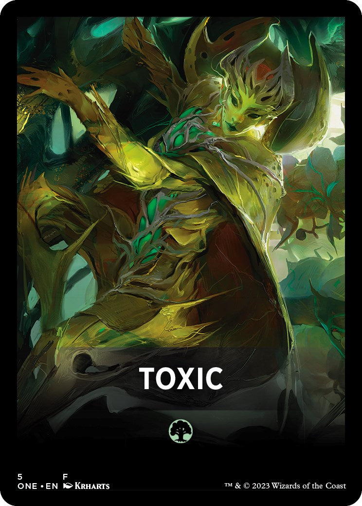 Toxic Theme Card [Phyrexia: All Will Be One Tokens] | Arkham Games and Comics