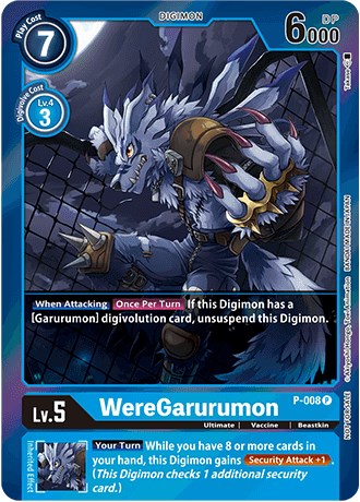 WereGarurumon [P-008] (Gift Box 2022) [Promotional Cards] | Arkham Games and Comics