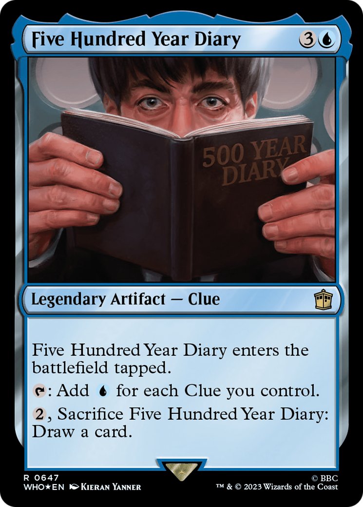 Five Hundred Year Diary (Surge Foil) [Doctor Who] | Arkham Games and Comics