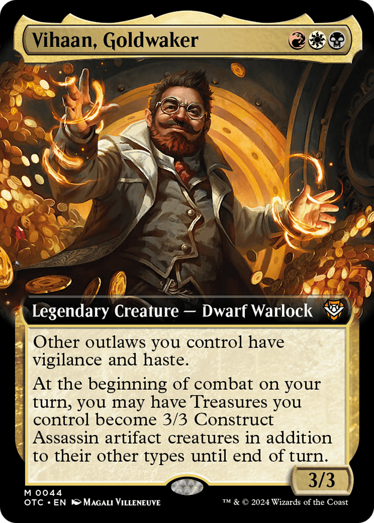 Vihaan, Goldwaker (Extended Art) [Outlaws of Thunder Junction Commander] | Arkham Games and Comics