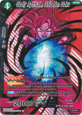 Godly Aptitude, SSG Son Goku (P-164) [Promotion Cards] | Arkham Games and Comics