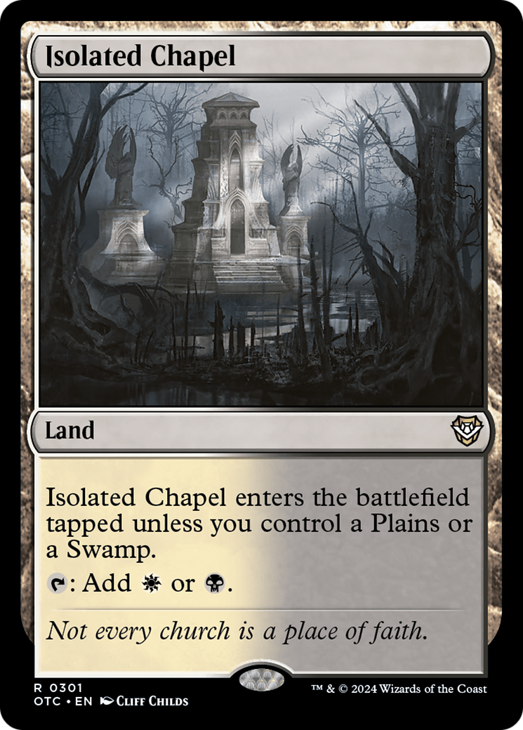 Isolated Chapel [Outlaws of Thunder Junction Commander] | Arkham Games and Comics