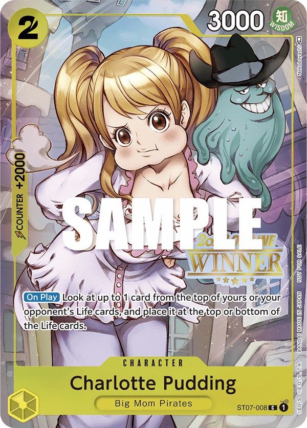 Charlotte Pudding (Offline Regional 2023) [Winner] [One Piece Promotion Cards] | Arkham Games and Comics