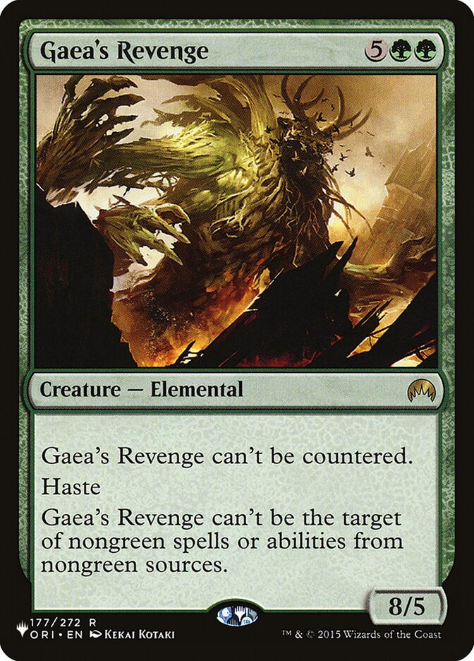 Gaea's Revenge [The List] | Arkham Games and Comics