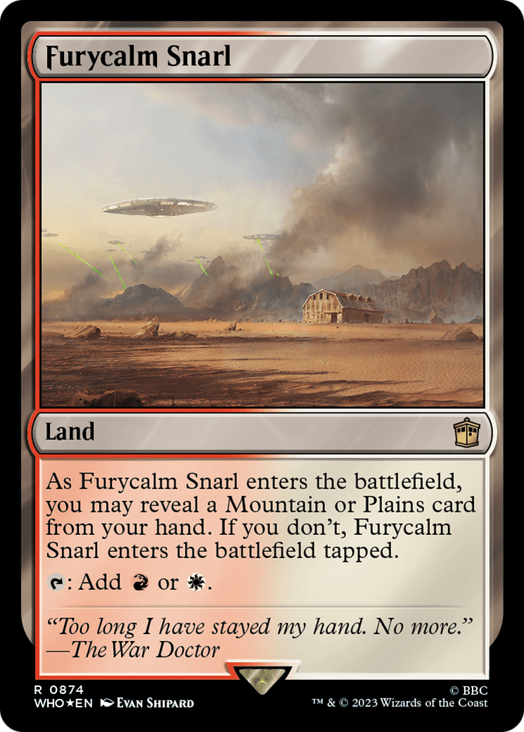 Furycalm Snarl (Surge Foil) [Doctor Who] | Arkham Games and Comics