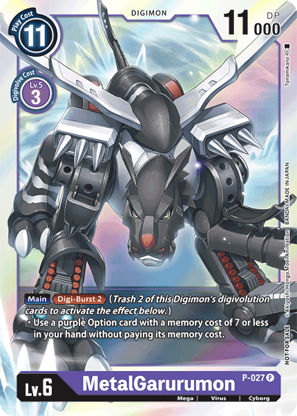 MetalGarurumon [P-027] [Promotional Cards] | Arkham Games and Comics