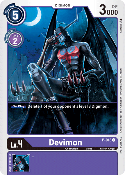 Devimon [P-018] [Promotional Cards] | Arkham Games and Comics