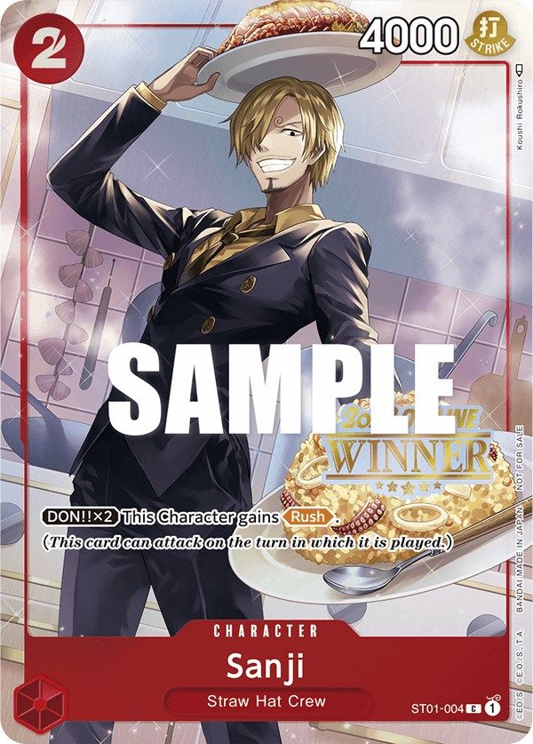 Sanji (Offline Regional 2023) [Winner] [One Piece Promotion Cards] | Arkham Games and Comics