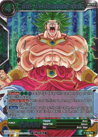 Broly, The Unstoppable Horror (P-006) [Promotion Cards] | Arkham Games and Comics