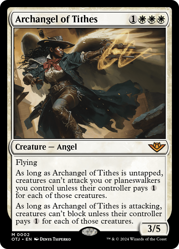 Archangel of Tithes [Outlaws of Thunder Junction] | Arkham Games and Comics