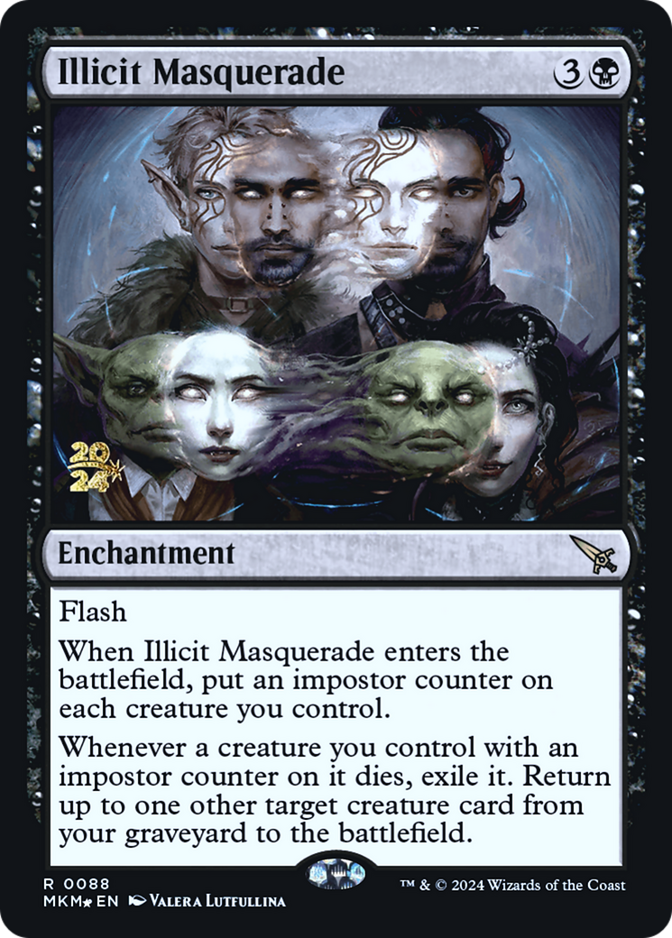 Illicit Masquerade [Murders at Karlov Manor Prerelease Promos] | Arkham Games and Comics