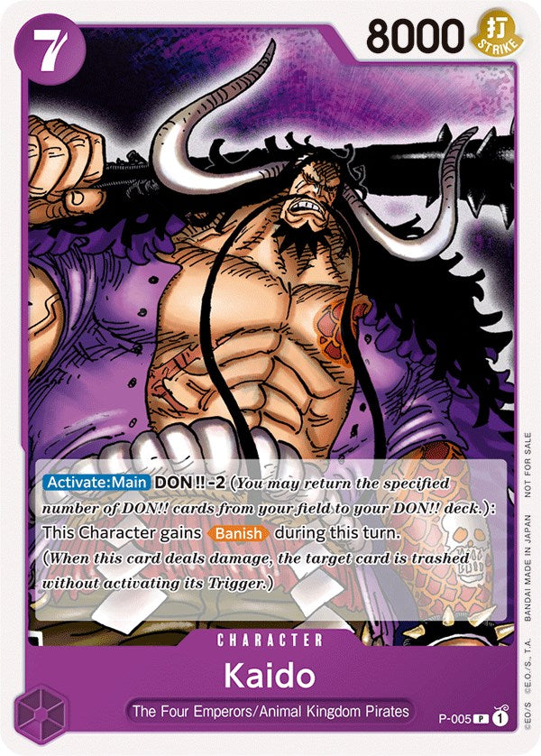 Kaido (Promotion Pack 2022) [One Piece Promotion Cards] | Arkham Games and Comics