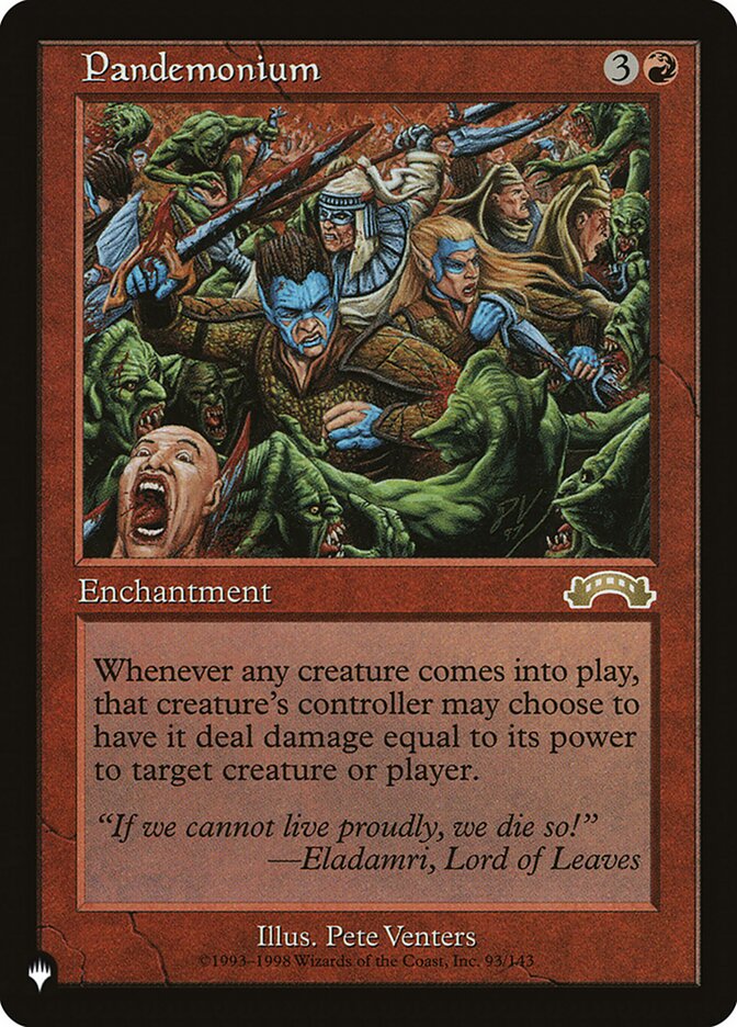 Pandemonium [The List] | Arkham Games and Comics