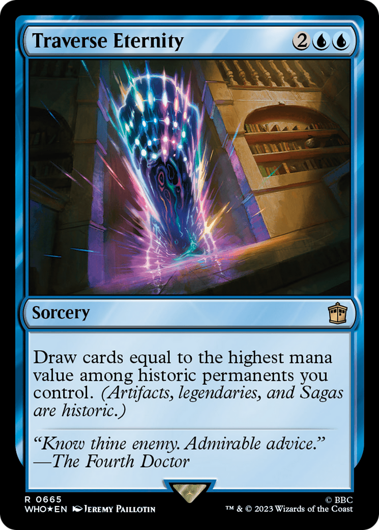 Traverse Eternity (Surge Foil) [Doctor Who] | Arkham Games and Comics