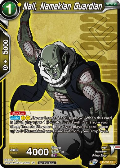 Nail, Namekian Guardian (P-397) [Promotion Cards] | Arkham Games and Comics