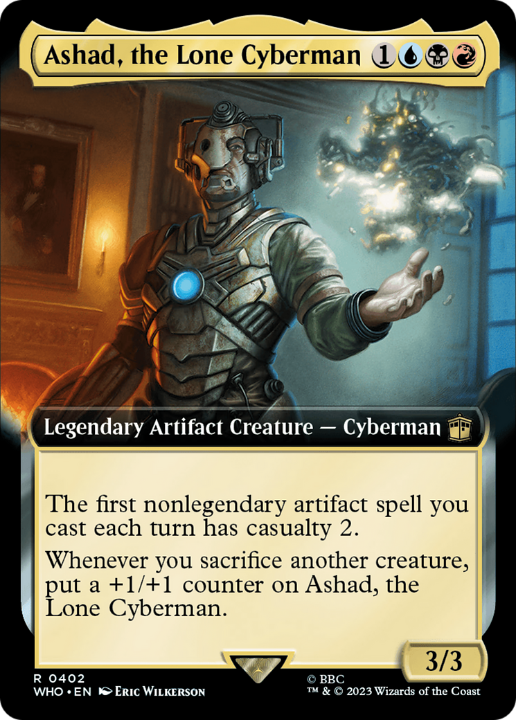 Ashad, the Lone Cyberman (Extended Art) [Doctor Who] | Arkham Games and Comics