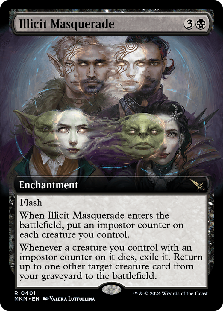 Illicit Masquerade (Extended Art) [Murders at Karlov Manor] | Arkham Games and Comics