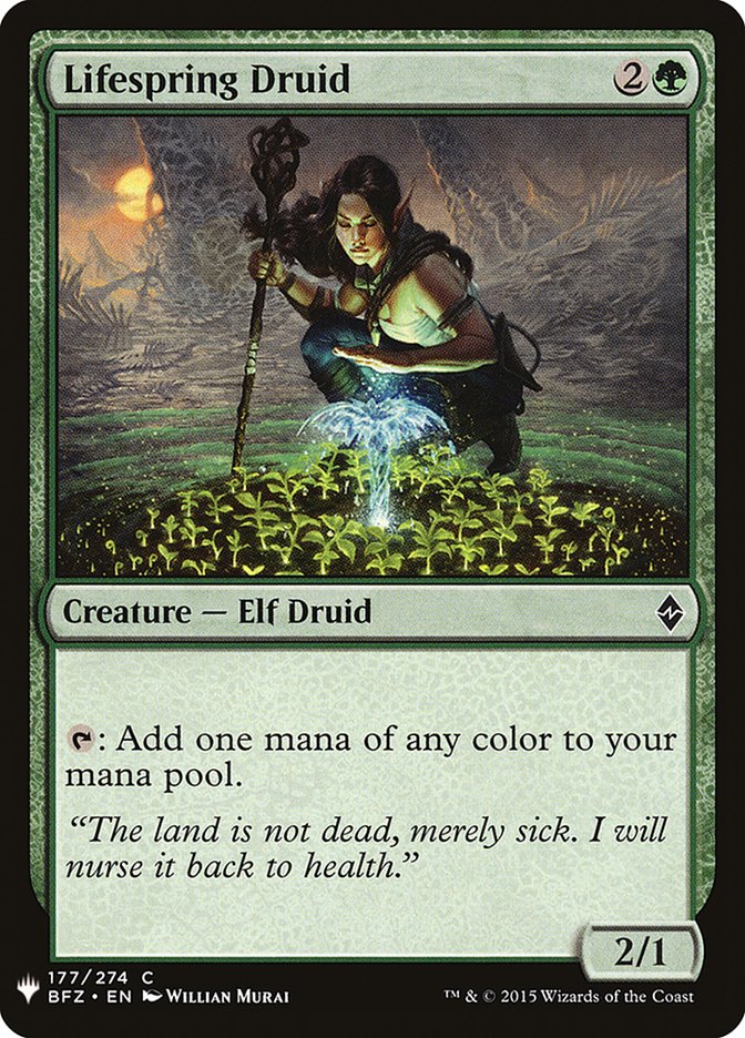 Lifespring Druid [Mystery Booster] | Arkham Games and Comics