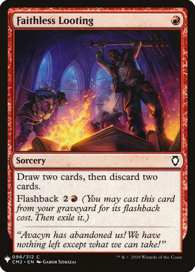 Faithless Looting [Mystery Booster] | Arkham Games and Comics