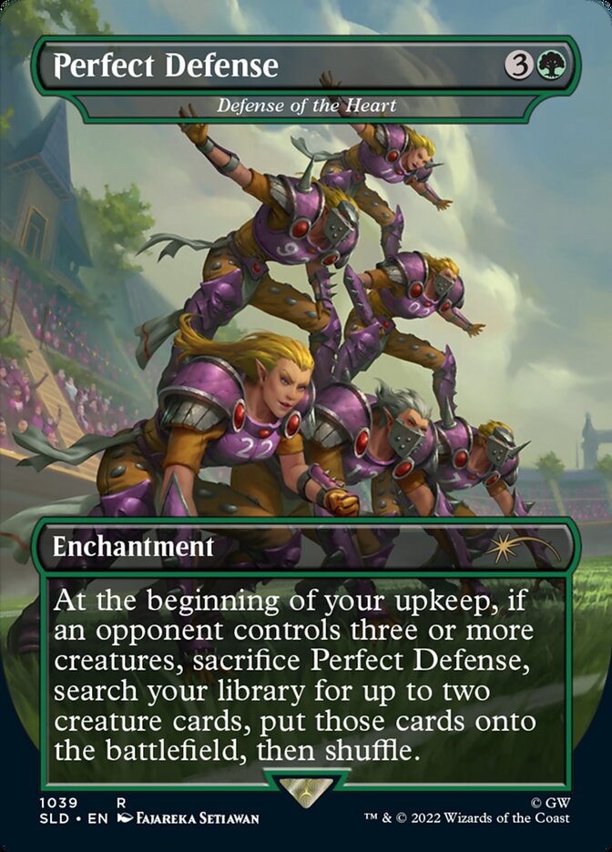 Perfect Defense - Defense of the Heart (Borderless) [Secret Lair Drop Series] | Arkham Games and Comics