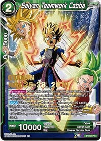 Saiyan Teamwork Cabba (OTAKON 2019) (P-041) [Promotion Cards] | Arkham Games and Comics