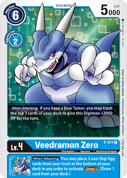 Veedramon Zero [P-011] [Promotional Cards] | Arkham Games and Comics