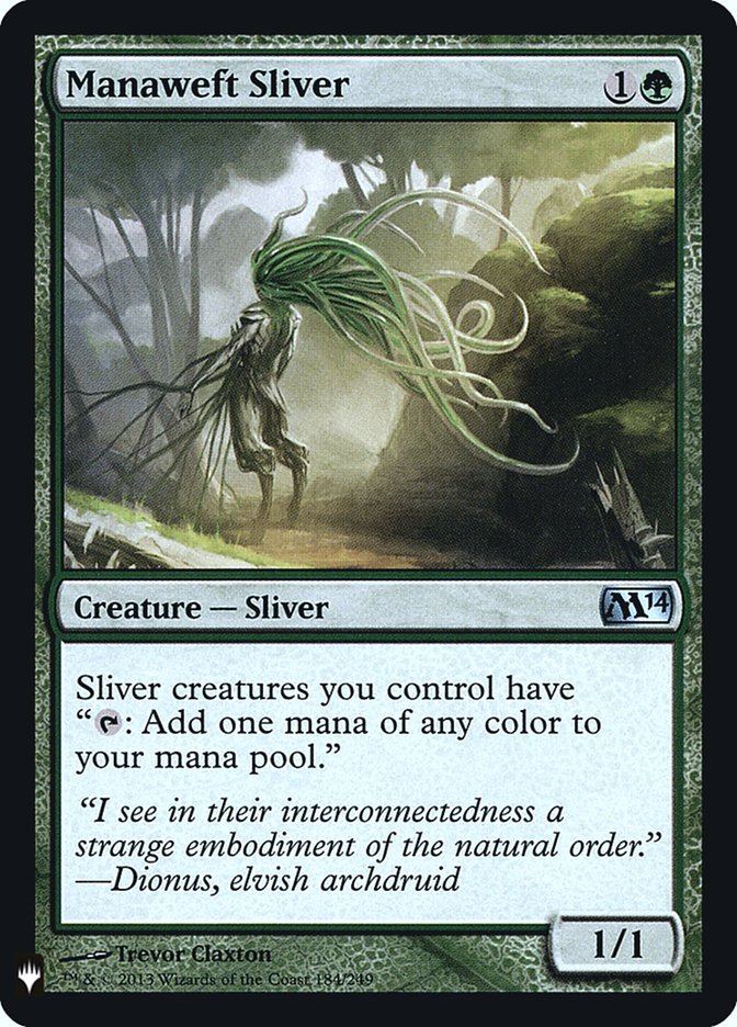 Manaweft Sliver [Mystery Booster] | Arkham Games and Comics