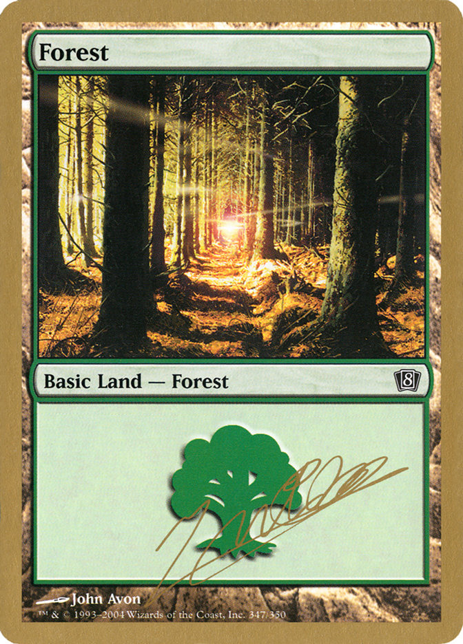 Forest (jn347) (Julien Nuijten) [World Championship Decks 2004] | Arkham Games and Comics