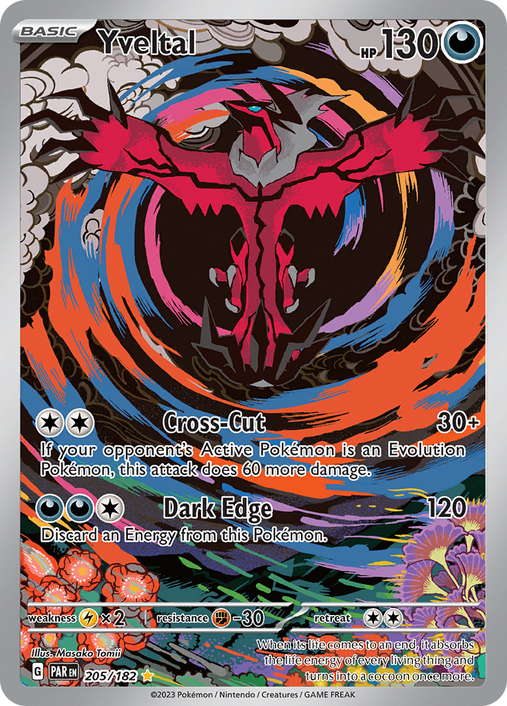 Yveltal (205/182) [Scarlet & Violet: Paradox Rift] | Arkham Games and Comics