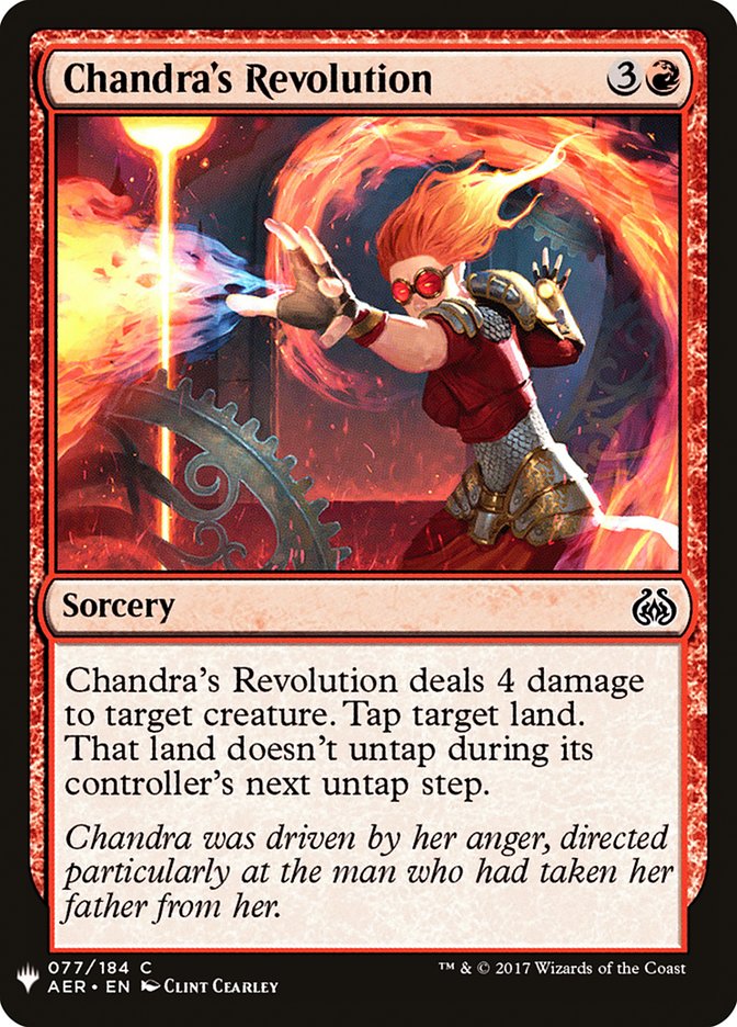 Chandra's Revolution [Mystery Booster] | Arkham Games and Comics