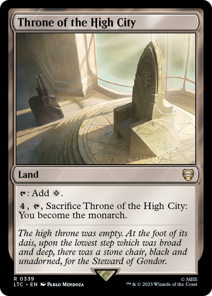 Throne of the High City [The Lord of the Rings: Tales of Middle-Earth Commander] | Arkham Games and Comics