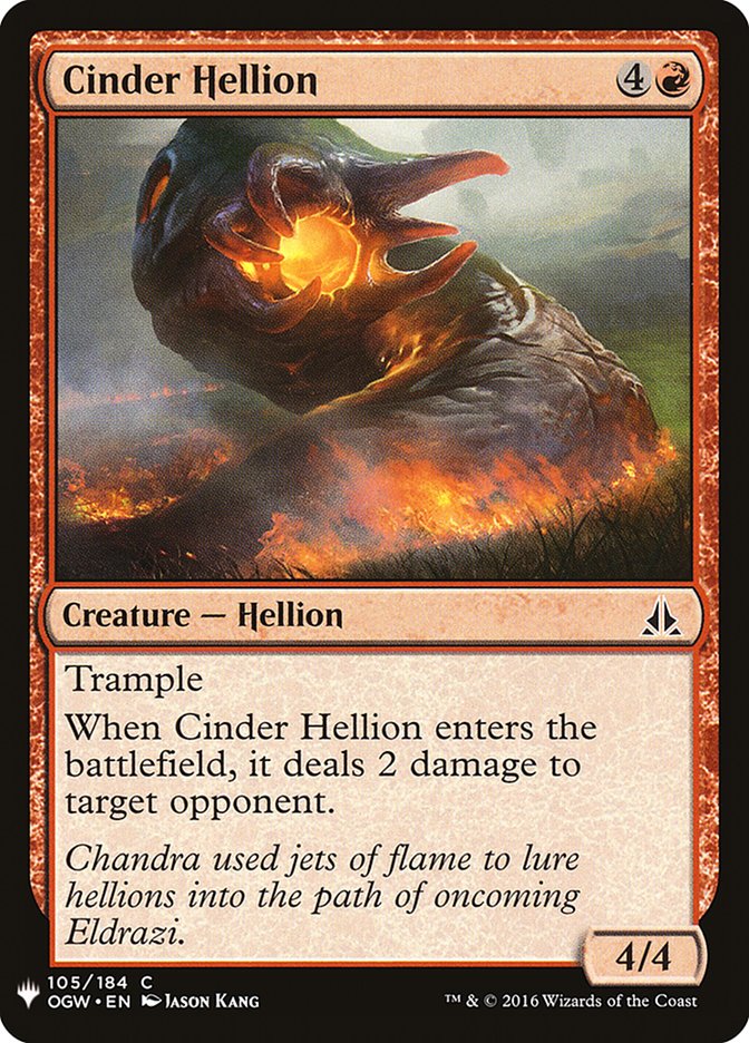 Cinder Hellion [Mystery Booster] | Arkham Games and Comics