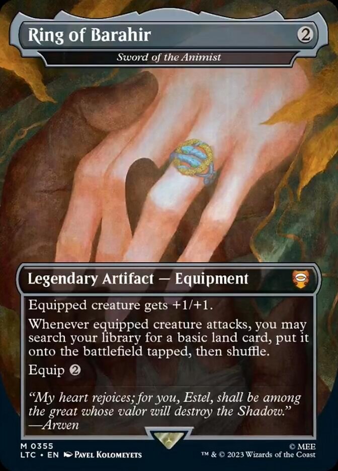 Sword of the Animist - Ring of Barahir [The Lord of the Rings: Tales of Middle-Earth Commander] | Arkham Games and Comics